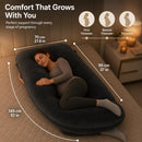 U Shape Pregnancy Pillow, 57 Inch Full Body Maternity Pillow for Sleeping